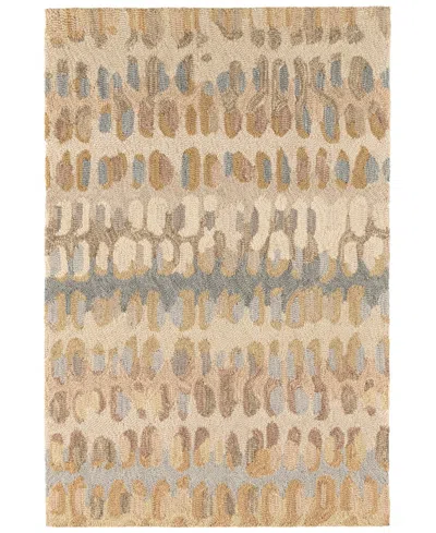Dash And Albert Rugs By Annie Selke Paint Chip Wool Da1829 3'x5' Area Rug In Multi