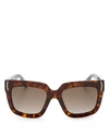 GIVENCHY Oversized Square Sunglasses, 53mm,1731053HAVANABROWN/BROWNGRADIENT