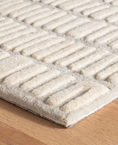 Dash And Albert Rugs By Annie Selke Roark Wool Da1860 4'x6' Area Rug In White
