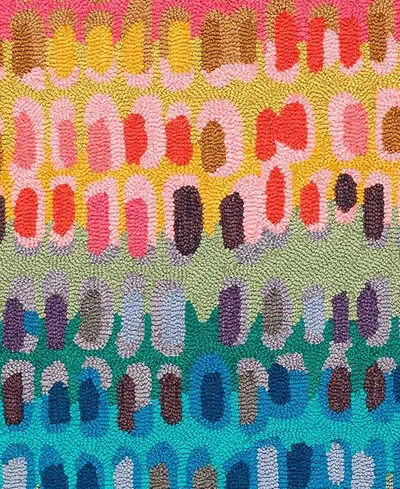 Dash And Albert Rugs By Annie Selke Paint Chip Machine Washable Da2048 3'x5' Area Rug In Multi