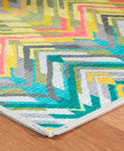 Dash And Albert Rugs By Annie Selke Seneca Machine Washable Da2342 3'x5' Area Rug In Multi