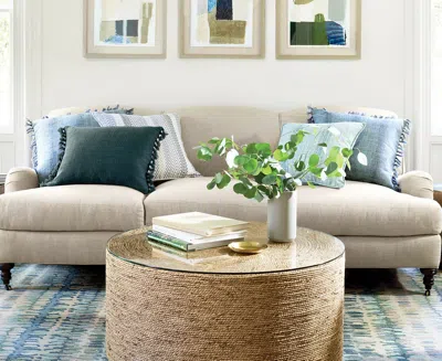 Dash And Albert Rugs By Annie Selke Paint Chip Wool Da1599 8'x10' Area Rug In Blue