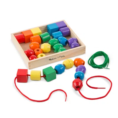 Melissa & Doug Kids Toy, Primary Lacing Beads In Multi