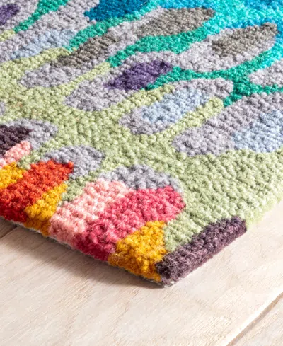 Dash And Albert Rugs By Annie Selke Paint Chip Wool Da552 3'x5' Area Rug In Multi