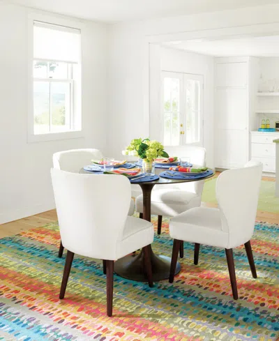 Dash And Albert Rugs By Annie Selke Paint Chip Wool Da552 4'x6' Area Rug In Multi