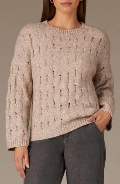 Wit & Wisdom Open Stitch Pullover Sweater