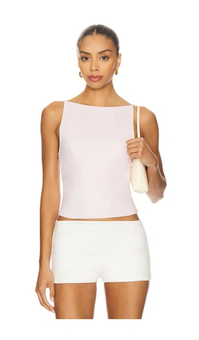 Good American Weightless Tank Top In White