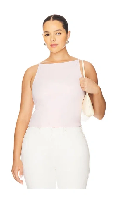 Good American Weightless Tank Top In White