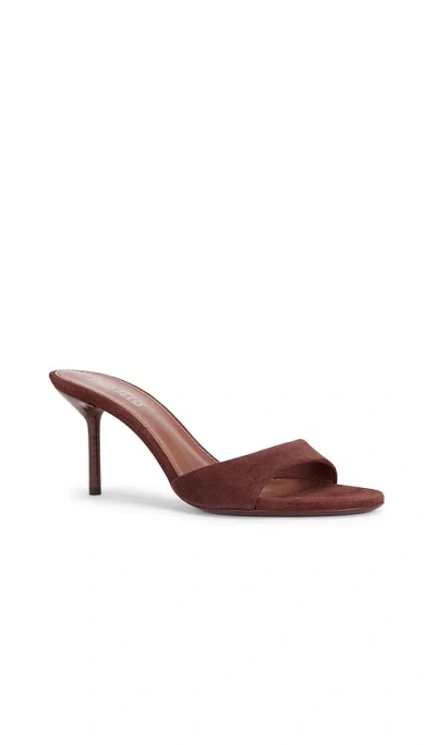 Paris Texas Lidia 70 Suede Mules In Brown