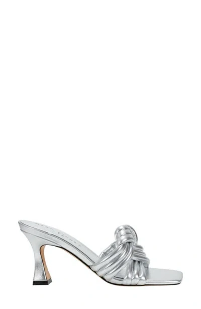 Marc Fisher Ltd Women's Dru Slide Sandals In Silver