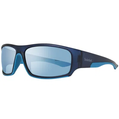 Timberland Black Resin Sunglasses In Blue