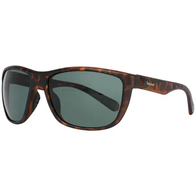 Timberland Transparent Resin Sunglasses In Brown