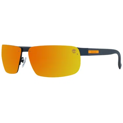 Timberland Brown Metal Sunglasses In Orange