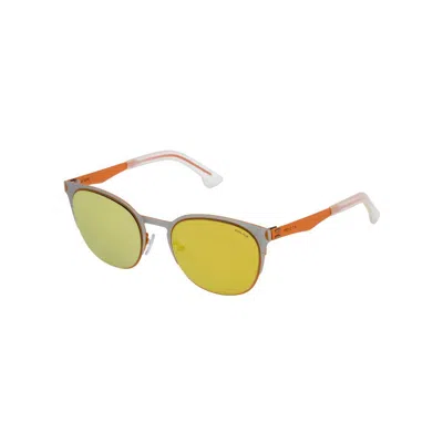 Police Bicolor Metal Sunglasses In Yellow