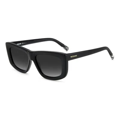 Missoni Black Plastic Sunglasses In Black