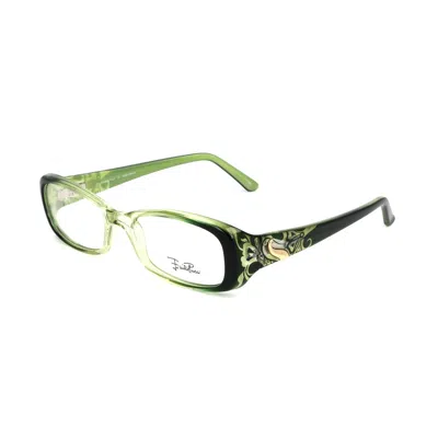 Pucci Green Plastic Frames In Multi