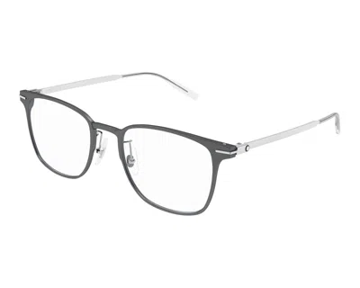 Montblanc Eyewear Rectangular Frame Glasses In White