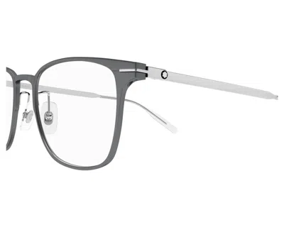 Montblanc Eyewear Rectangular Frame Glasses In White