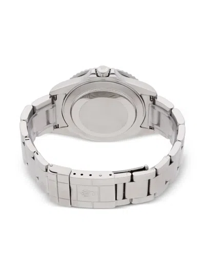 Pre-owned Rolex Gmt Master Ii 40mm In Silver