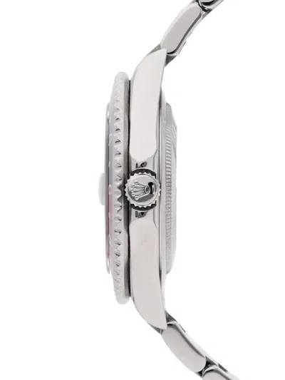 Pre-owned Rolex Gmt Master Ii 40mm In Silver