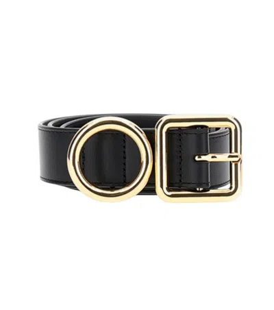 Jacquemus Le Ceinture Regalo Leather Belt In Black