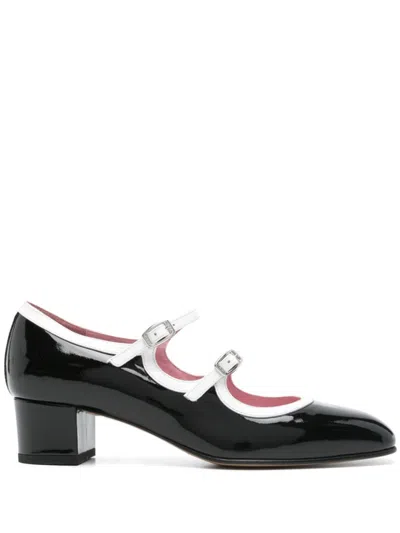 Carel Paris Bleuet Patent Leather Pumps In Black