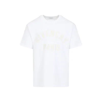 Givenchy White T-shirt With Maxi Logo On The Front In Cotton Man In White