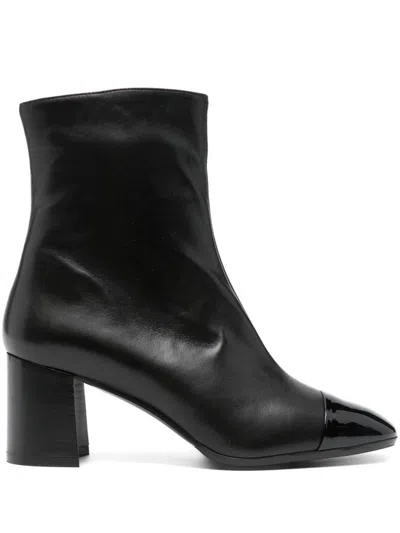 Carel Paris Estime Bis Black Ankle Boot In Black