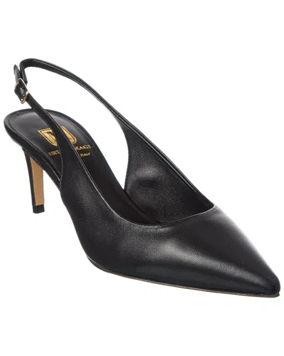 M By Bruno Magli Rima Leather Slingback Pump In Black