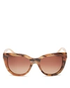 TORY BURCH Cat Eye Sunglasses, 54mm,1730324BROWNPINK/BROWNGRADIENT