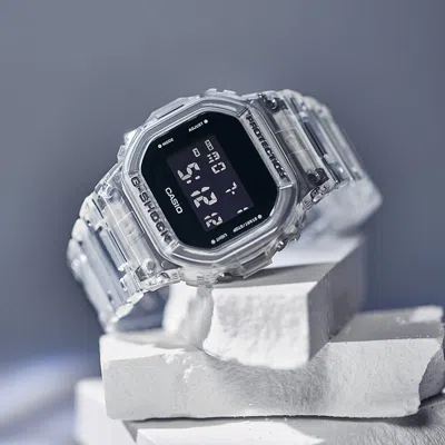 Casio G-shock Square 'white' In Black
