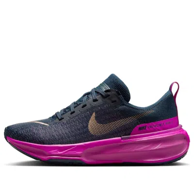 Nike (wmns)  Zoomx Invincible 3 'armory Navy Hot Fuchsia' In Purple