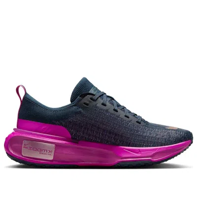 Nike (wmns)  Zoomx Invincible 3 'armory Navy Hot Fuchsia' In Purple