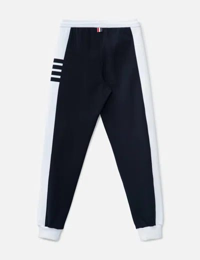Thom Browne Classic 4-bar Jersey Loopback Sweatpants In Black
