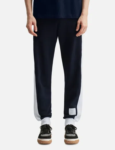Thom Browne Classic 4-bar Jersey Loopback Sweatpants In Black