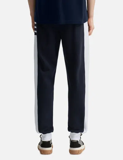 Thom Browne Classic 4-bar Jersey Loopback Sweatpants In Black