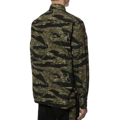 Dolce & Gabbana Camouflage Shirt In Green