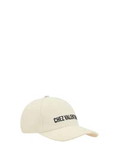 Valentino Baseball Cap With Embroidery In Neutral
