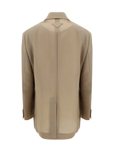 Prada Blazers & Vests In Gray