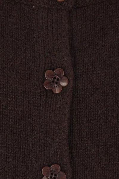 Cecilie Bahnsen Sleeveless Vest In Brown