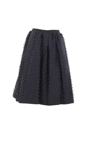 Cecilie Bahnsen Pleated Skirt In Black