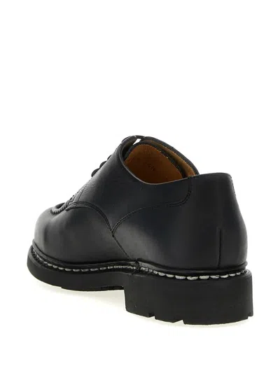 Paraboot Chambord Leather Derby Shoes In Black