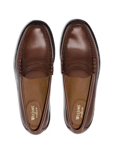 Gh Bass Weejuns Larson Penny Loafers In Brown