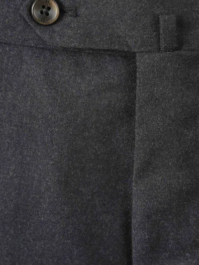 Pt Torino Wool Slim-fit Trousers In Black