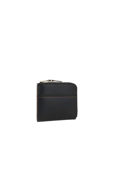 Comme Des Garçons Small Zip Wallet In Black