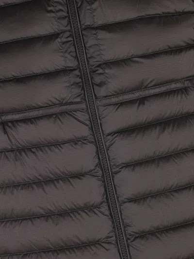 C.p. Company Quilted Puffer Gilet - Black In Black