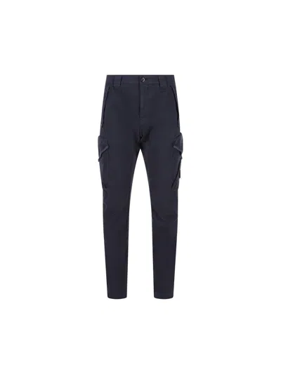 C.p. Company Belt Loop Track Pants In Blue