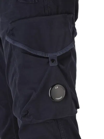 C.p. Company Belt Loop Track Pants In Blue