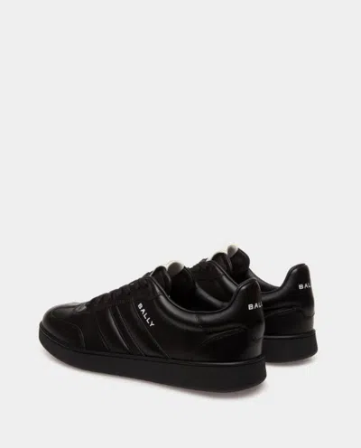 Bally Retro Crest Lace-up Sneakers In Black
