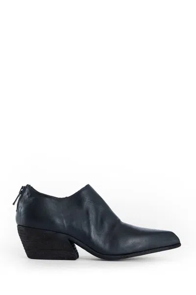 Guidi Round-toed High Heels In Blue